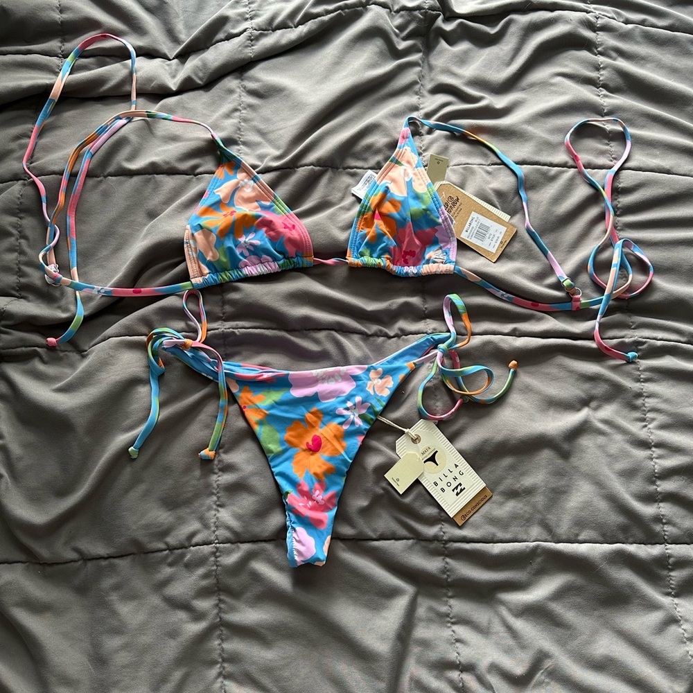 Colorful Floral Bikini Set